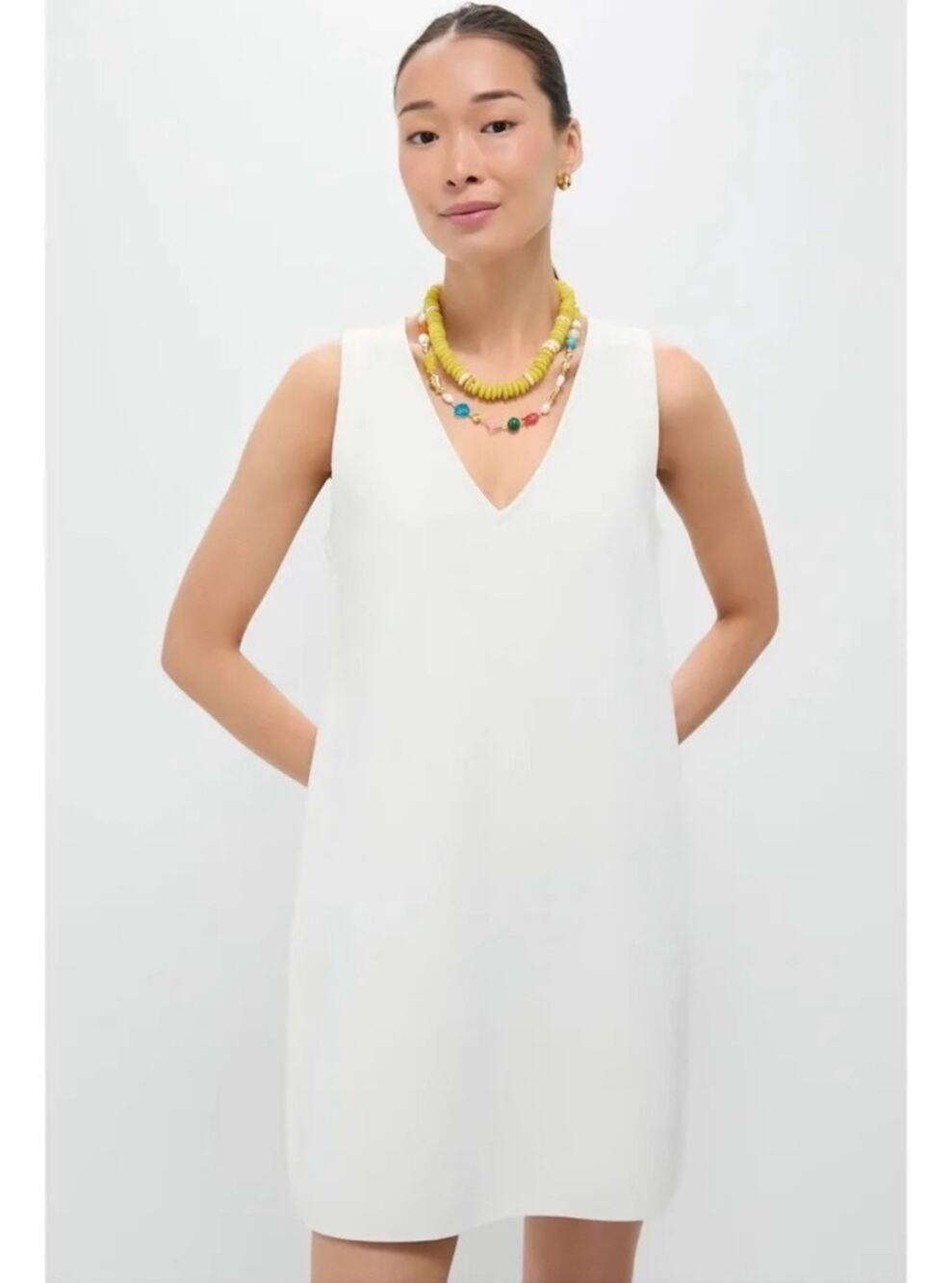 Tuckernuck Pomander Place NWT Knit Bixby Sleeveless Ivory Dress Size XXL